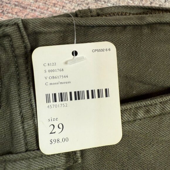 Free People Denim Washed Overalls 29 Bib Pocket Criss Cross Jumpsuit Skinny - Picture 4 of 4